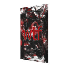 ¡OMG! wtf Lona Envuelta Para Galerias