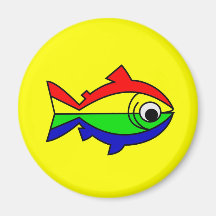 Oncor Hynchus Mykiss - trucha de Raibow Imanes Para Frigoríficos