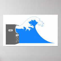 Onda acústica poster