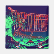 Onda de DA Shopping Imán De Frigorifico
