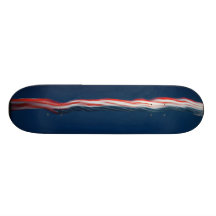 Onda de la bandera americana patín