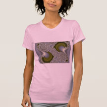 Onda de marea dividida extracto del oro camiseta