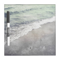 Onda retra hermosa en la playa del lago Michigan pizarras blancas