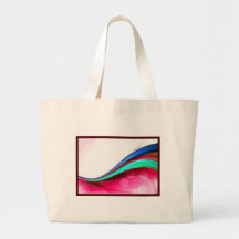 Ondas coloridas 4 bolsas de mano