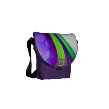 Ondas coloridas 5 bolsas de mensajería