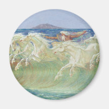 ONDAS DE HORSES RIDE THE DE REY NEPTUNO IMÁN