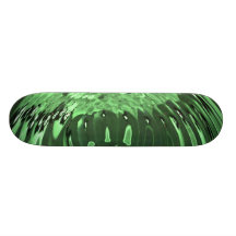 Ondas de la esmeralda del mar profundo tabla de skate
