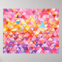 Ondas del color poster