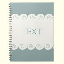 Ondas del espiral cuadernos
