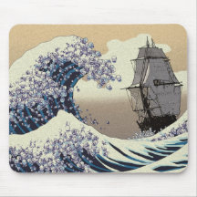 ONDAS DEL JAPONÉS TAPETES DE RATÓN