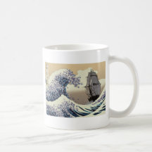 ONDAS DEL JAPONÉS TAZA DE CAFÉ