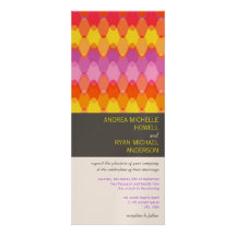 Ondas enrrolladas rosadas * invitación moderna del