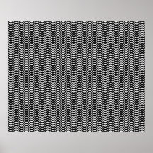 Ondas horizontales 01 blancos y negros del arte de impresiones