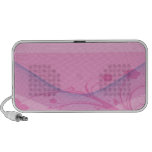 ondas rosadas de la flor altavoz