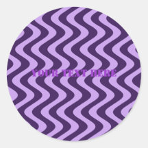 Ondas temblorosas (lila/violeta) pegatina