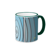 Ondas Verdes Tazas De Café