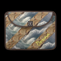 Ondas y arena fundas macbook