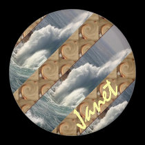 Ondas y arena imanes
