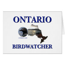 Ontario Birdwatcher Tarjeta