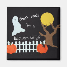 ¿Ooo listo para un fiesta de Halloween? Imán De Nevera
