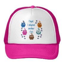 ¡Oops!  ¡Adopté otro gato! Gorro