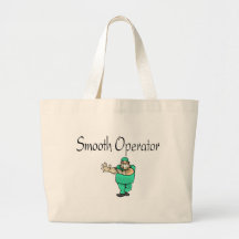 Operador liso bolsa lienzo
