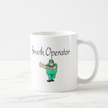 Operador liso taza de café