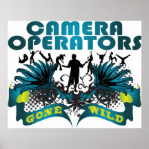 Operadores de la cámara idos salvajes posters