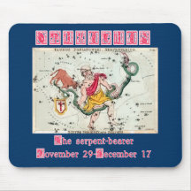 OPHIUCHUS las camisetas del portador de la serpien Tapetes De Ratón