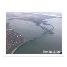 Opinión aérea de New York City Tarjetas Postales