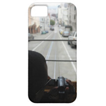 Opinión de la calle del teleférico de SF iPhone 5 Case-Mate Cárcasas