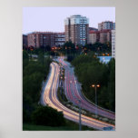Opinión de la ciudad en formato vertical poster