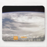 Opinión del espacio sobre la tierra Mousepad Tapete De Ratón