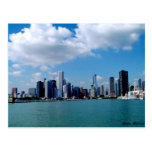 Opinión del horizonte de Chicago del embarcadero d Tarjeta Postal