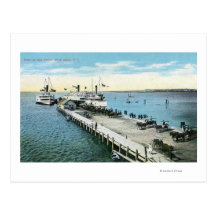 Opinión del muelle en el nuevo puerto postal