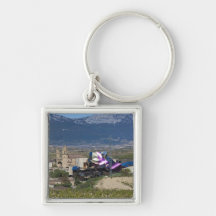 Opinión elevada y Hotel Marques de Riscal 2 de la  Llavero Personalizado