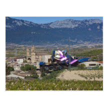 Opinión elevada y Hotel Marques de Riscal 2 de la  Postal