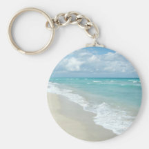 Opinión extrema de la playa de la relajación llaveros personalizados