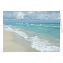 Opinión extrema de la playa de la relajación tarjeta
