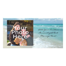 Opinión extrema de la playa de la relajación tarjetas fotograficas 