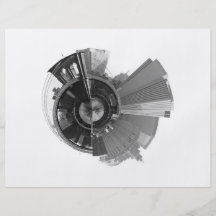 Opinión panorámica de 360 grados de Brooklyn NYC Tarjetones