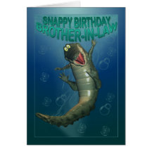 Opinión subacuática del cocodrilo feliz rápido del felicitaciones