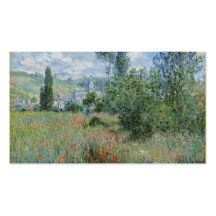 Opinión Vétheuil - Claude Monet Tarjetas De Visita