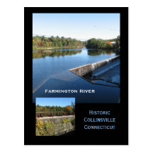 Opiniones del río de Farmington Postales