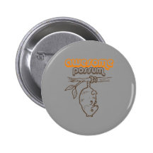 Oposum impresionante pins