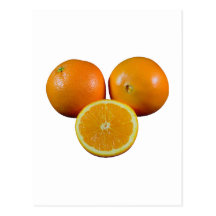 Orangen oranges postkarte