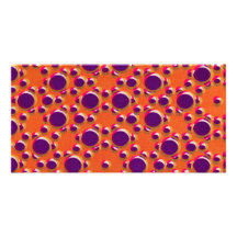 OrangePurpleCU Tarjetas Fotográficas Personalizadas