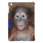 Orangután divertido del bebé fundas ipad mini