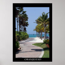 oranjestad Aruba Poster