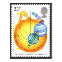 Órbitas de Newton Tarjetas Postales